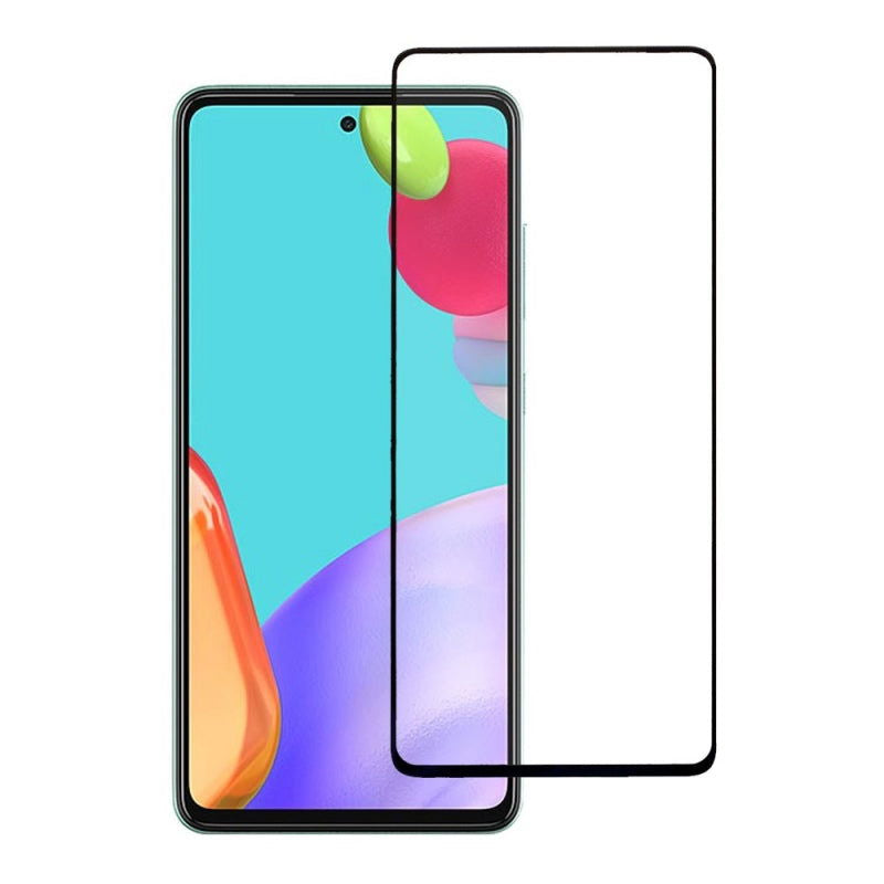 Tempered Glass - Τζαμάκι / Γυαλί Οθόνης 9H OEM - Full Cover Μαύρο - Samsung Galaxy A52 4G/5G/ A52s 5G - iThinksmart.gr