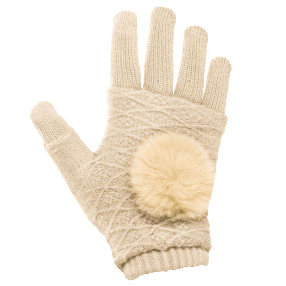 Touch Screen Gloves 2in1 - Beige - iThinksmart.gr