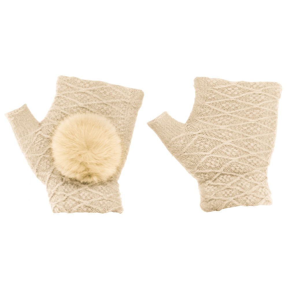 Touch Screen Gloves 2in1 - Beige - iThinksmart.gr