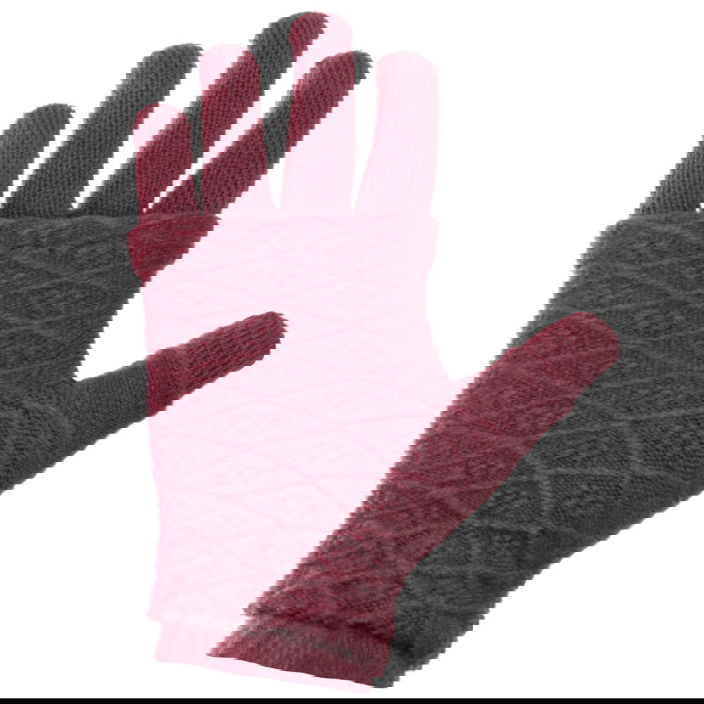 Touch Screen Gloves 2in1 - Wine Red - iThinksmart.gr