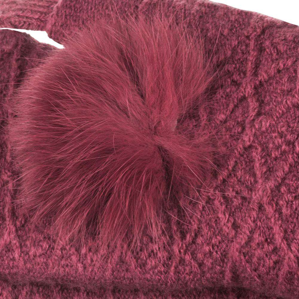 Touch Screen Gloves 2in1 - Wine Red - iThinksmart.gr