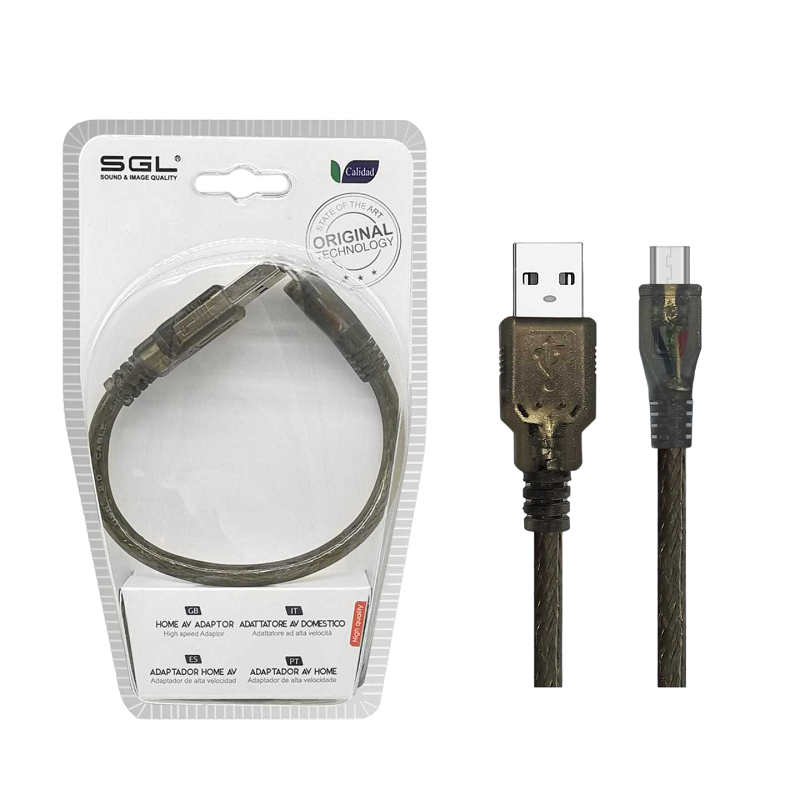 Αντάπτορας καλώδιο - USB-A male/Micro USB - 13S-01 - 20cm - 098104 - iThinksmart.gr