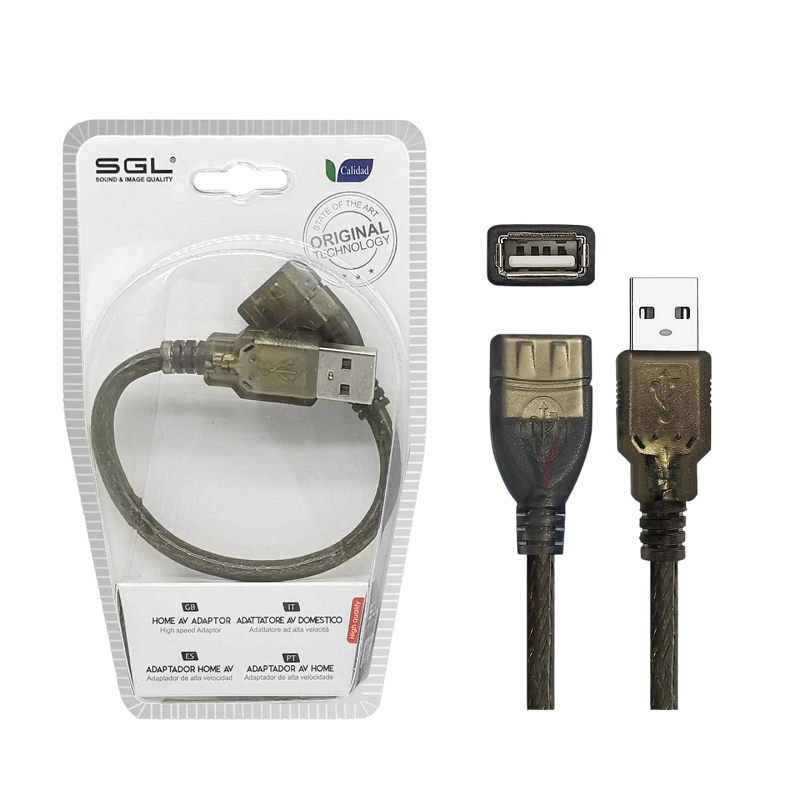 Αντάπτορας καλώδιο - USB-A male/female - 4S-01 - 20cm - 098081 - iThinksmart.gr