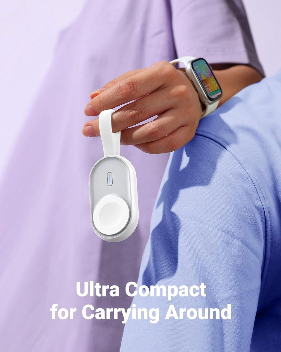 VEGER Power Bank Ασύρματο για Apple Watch 1200mAh - Type C - Λευκό - iThinksmart.gr