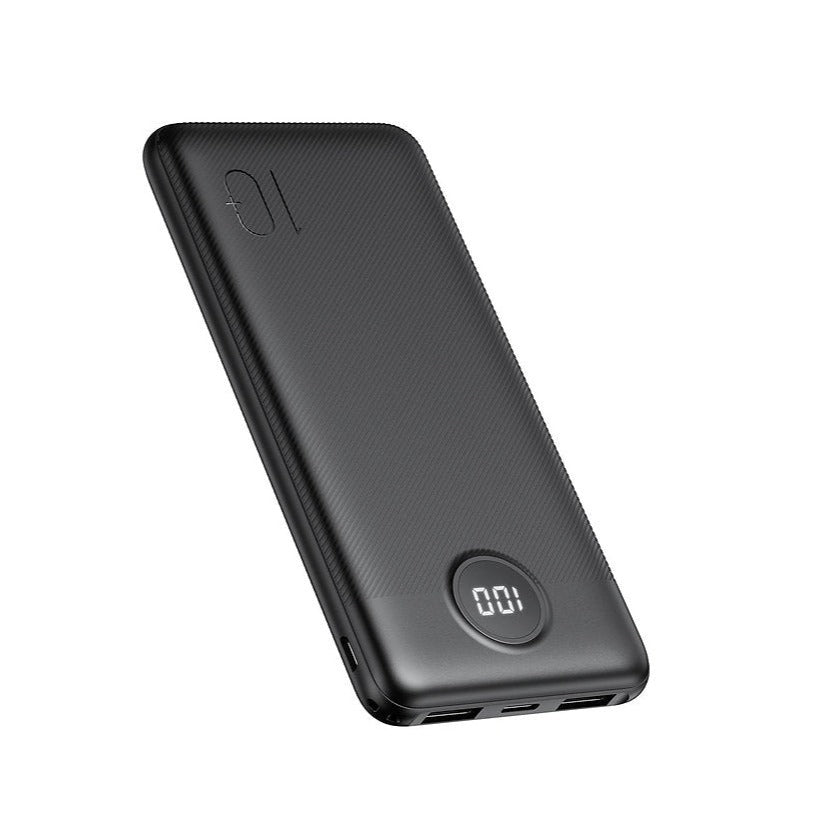 VEGER Power Bank L10 VP1105 10000mAh 2xUSB 2A - Μαύρο - iThinksmart.gr