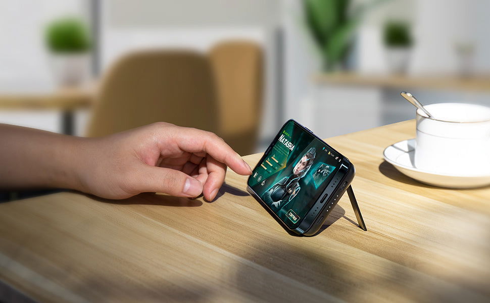 VEGER Power Bank MagSafe Tiny Ασύρματο Μαγνητικό 5000mAh V0553P για Apple Συσκευές με Magsafe - Μαύρο - iThinksmart.gr