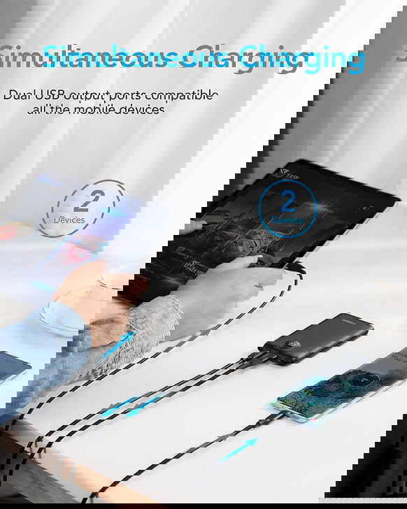 Veger Power Bank VP1140 10000mAh 20W με Θύρα USB-A και Θύρα USB-C Quick Charge 3.0 / Power Delivery - Μαύρο - iThinksmart.gr