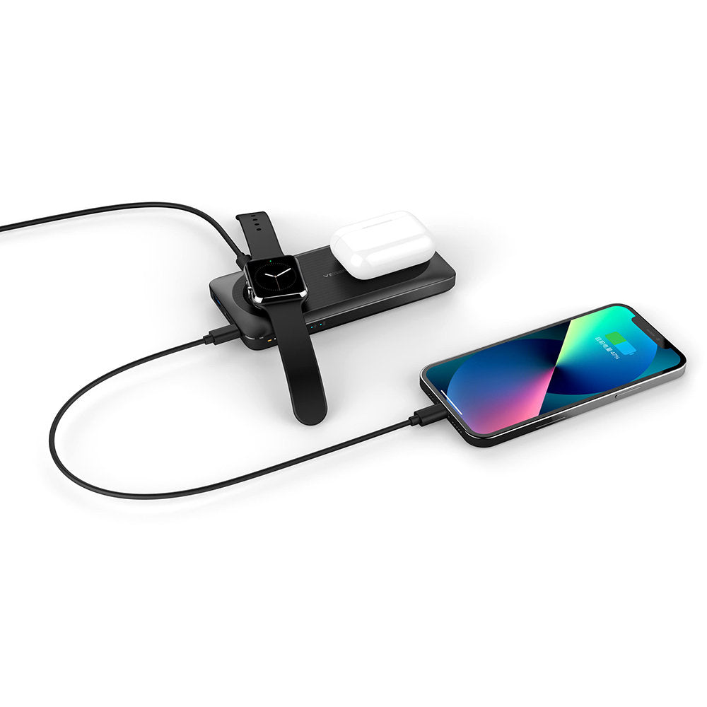 Veger W1156 - Ασύρματο PowerBank με MagSafe & Qi 15W για iPhone / Apple Watch / AirPod Pro - iThinksmart.gr