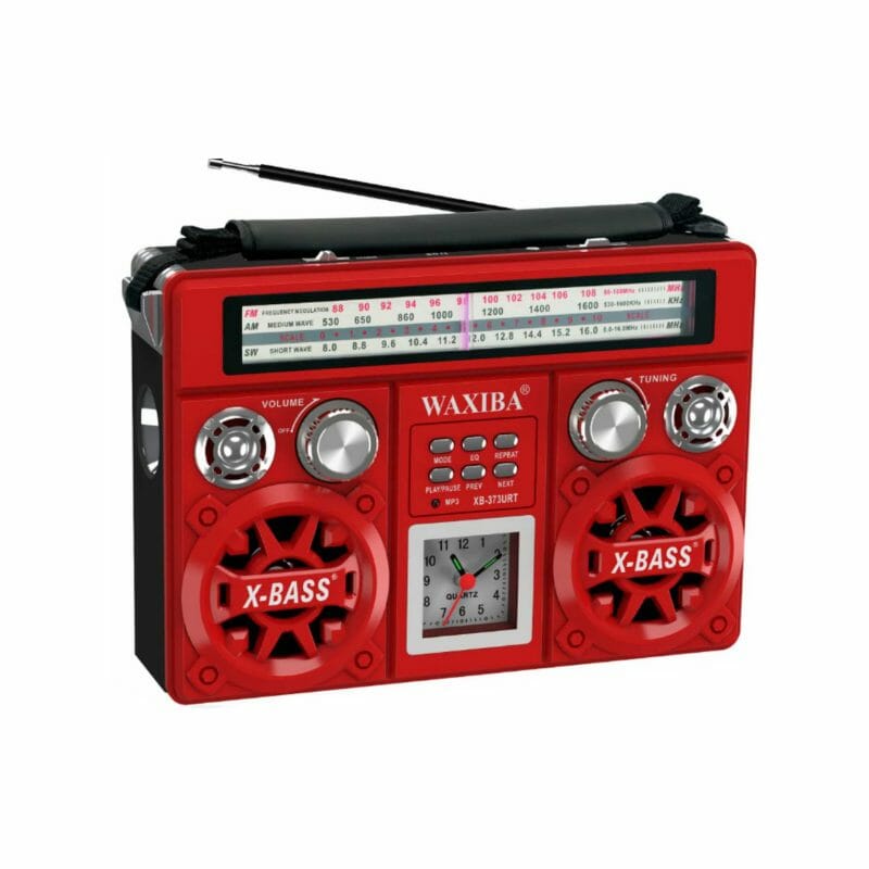 Επαναφορτιζόμενο ραδιόφωνο - XB373BT - Waxiba - 003736 - Red - iThinksmart.gr