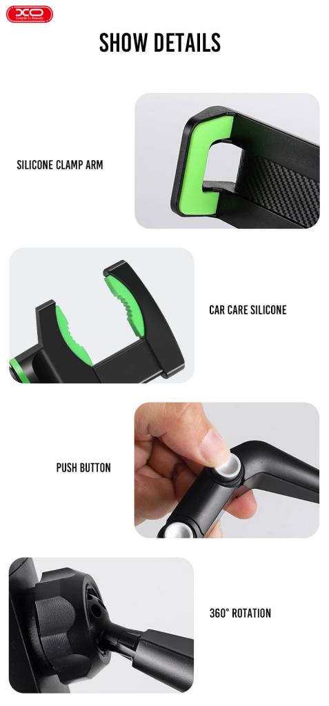 XO C107 car rearview mirror multifunctional rotatable Holder - iThinksmart.gr