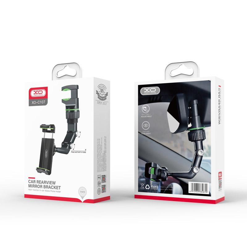 XO C107 car rearview mirror multifunctional rotatable Holder - iThinksmart.gr