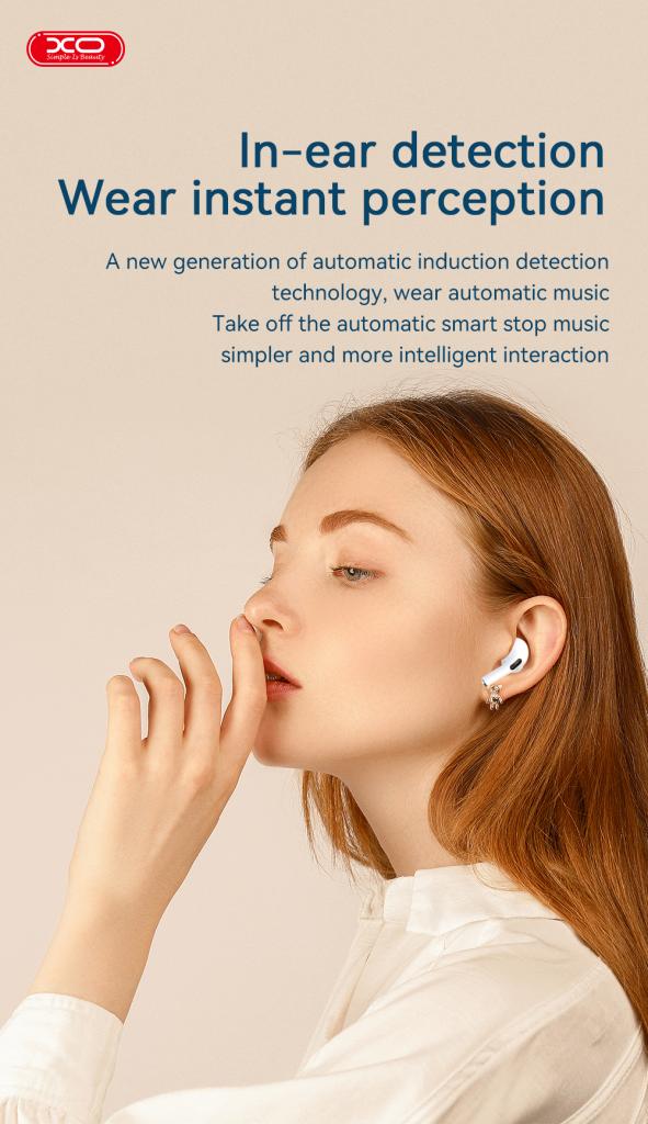 XO EV51 5th Generation Bluetooth Headset White - iThinksmart.gr