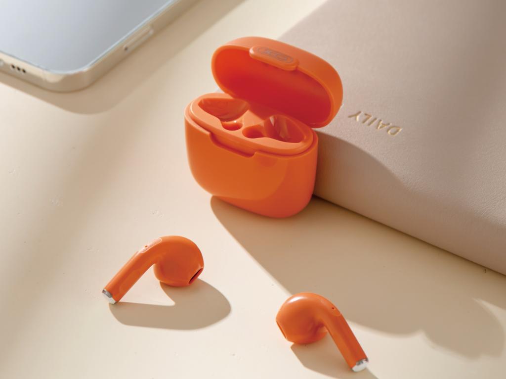 XO X23 TWS Bluetooth headset Orange - iThinksmart.gr