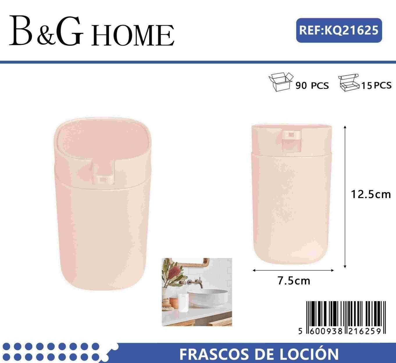 Θήκες κρεμοσάπουνου Dispenser πλαστικές σε σετ 5Χ - Light Pink - 21625