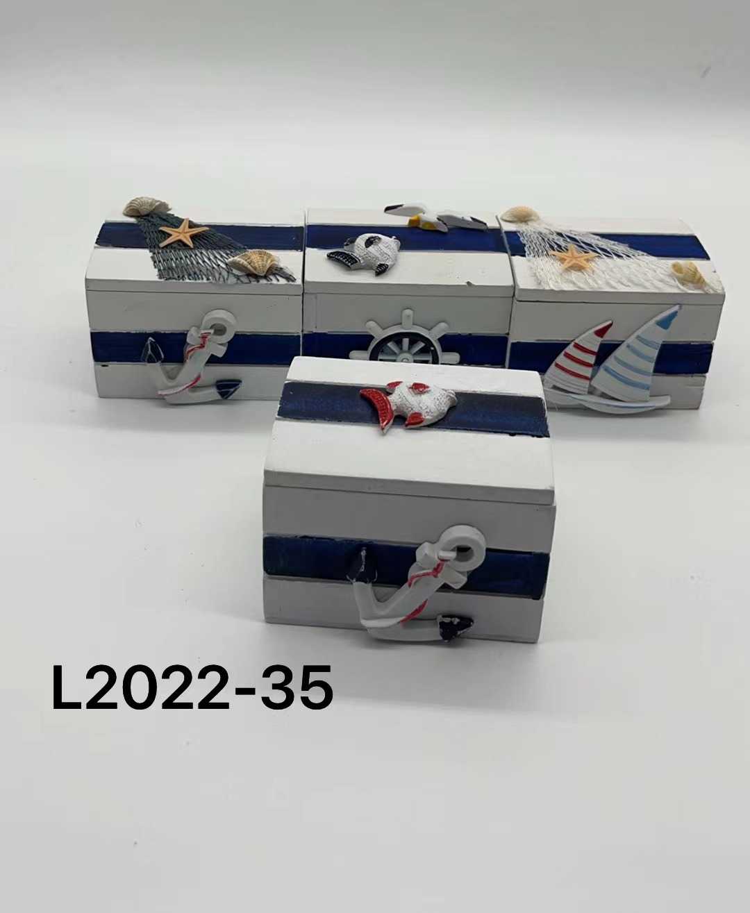 Σετ διακοσμητικά Souvenir - Κουτάκι - 4 τεμάχια - 251810