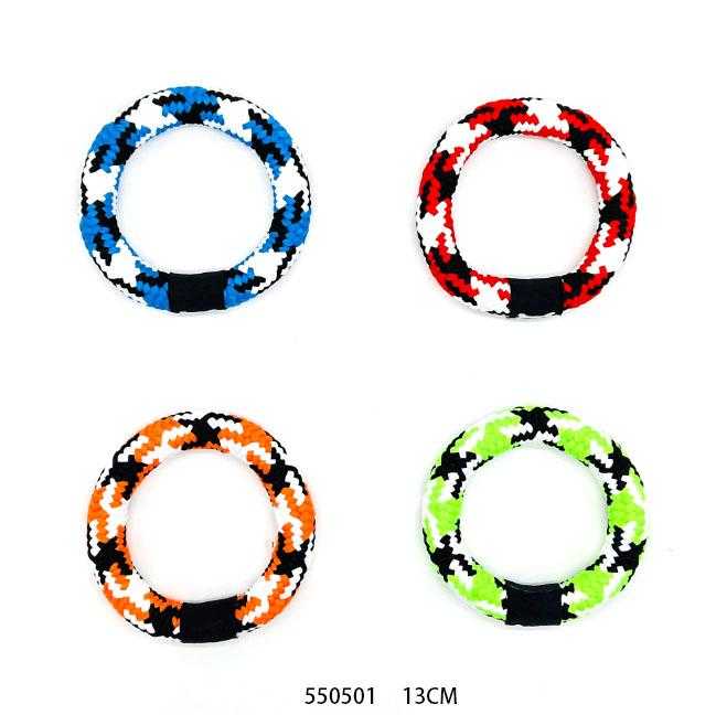 Παιχνίδι σκύλου κρίκος από σχοινί - 13cm - 12pcs - 550501