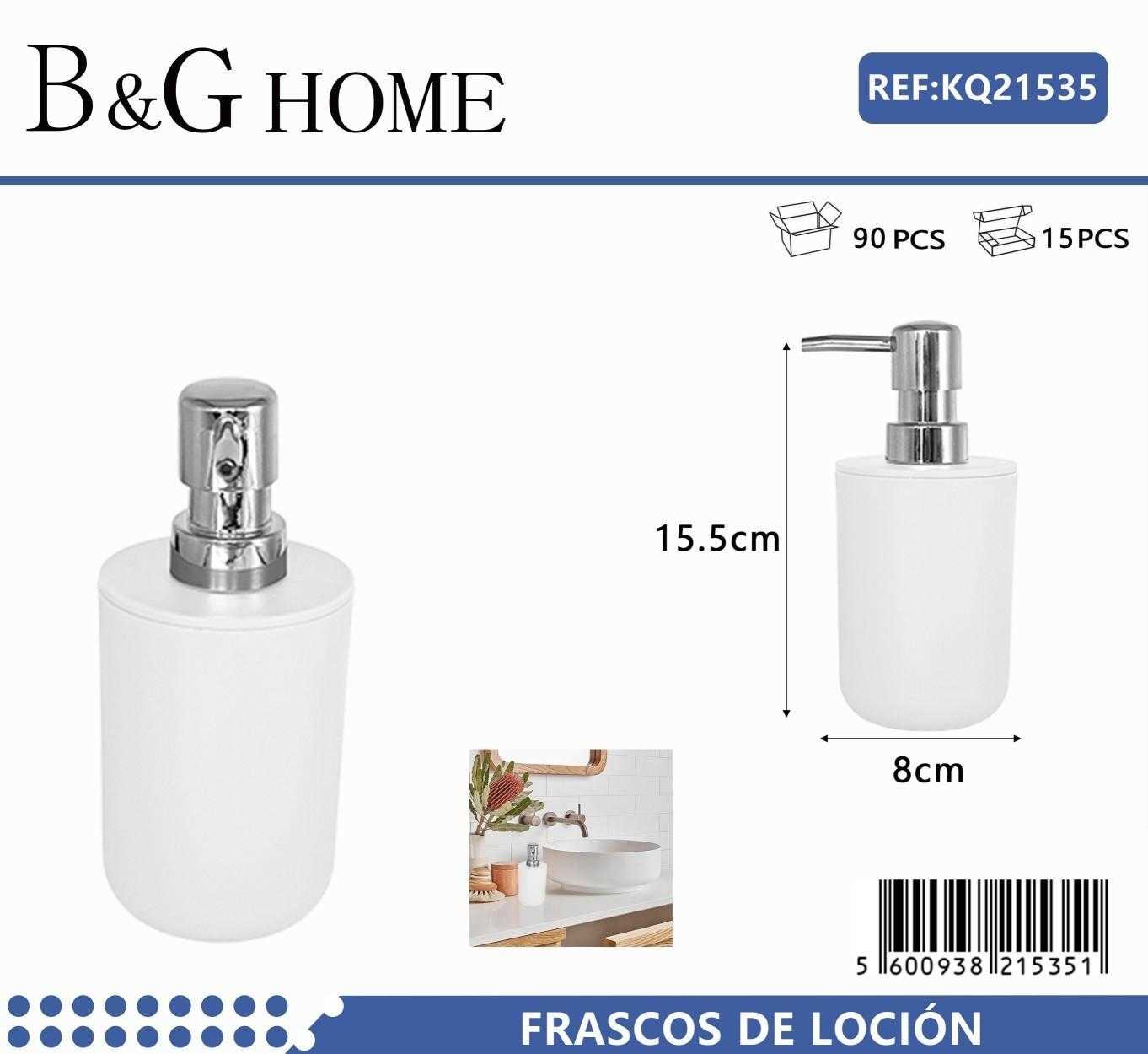 Θήκες κρεμοσάπουνου Dispenser πλαστικές σε σετ 5Χ - White - 21535