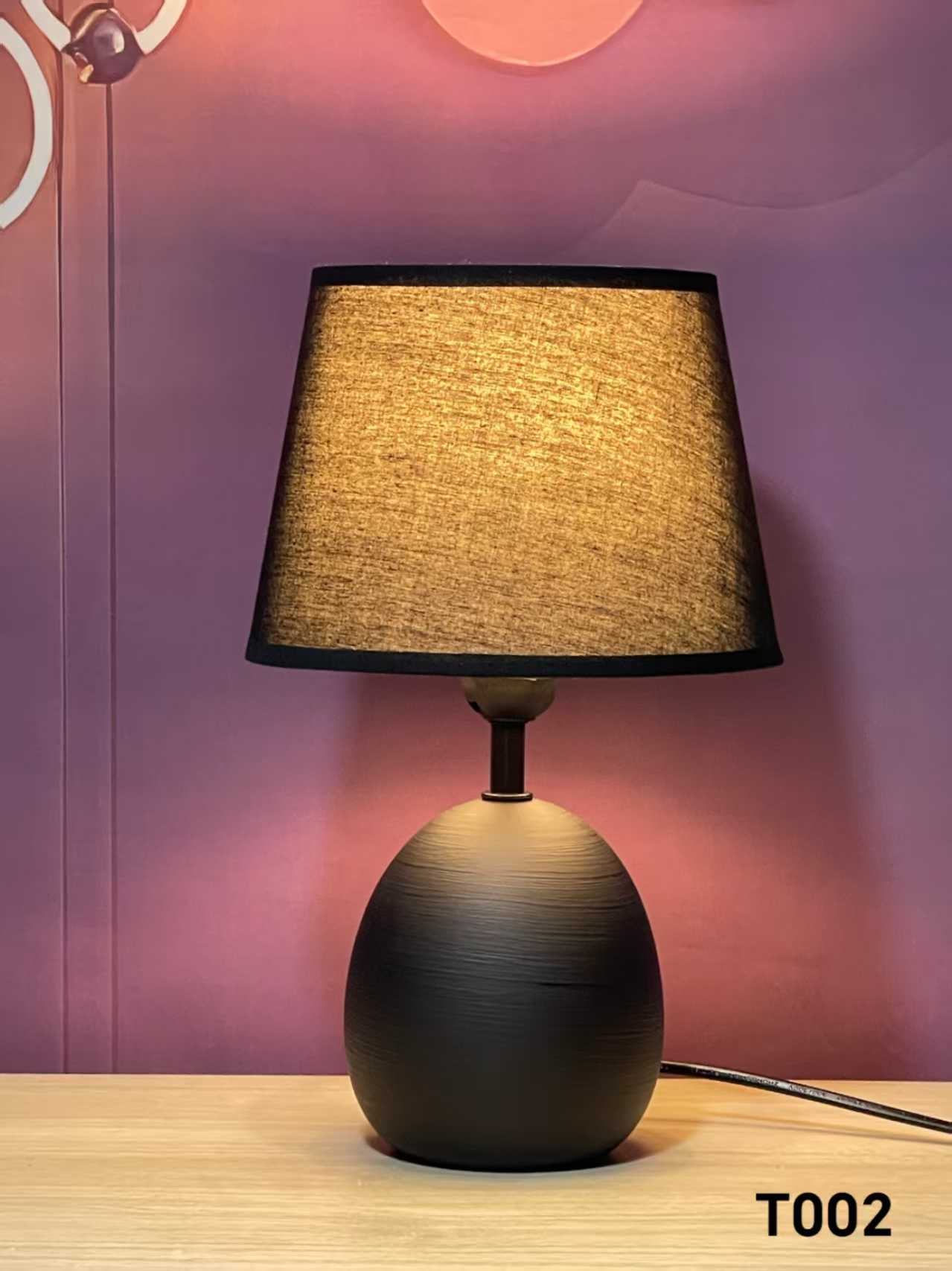 Επιτραπέζιο φωτιστικό - Πορτατίφ - T002 - 880024 - Black