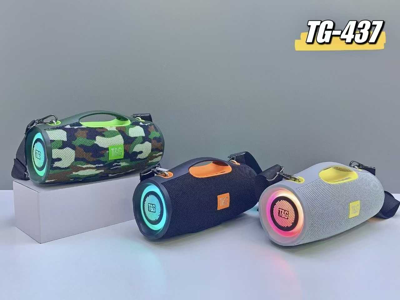 Ασύρματο ηχείο Bluetooth - TG-437 - LED RGB - 813553 - Grey