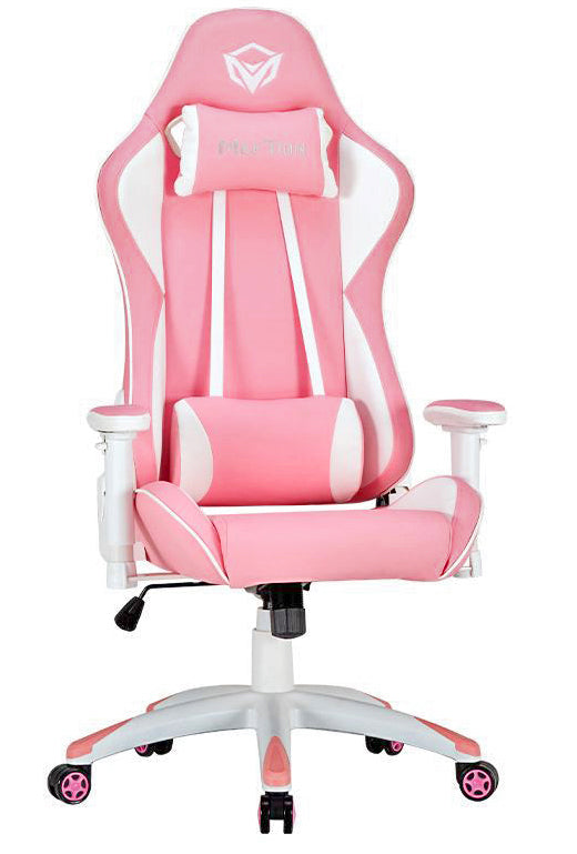 Meetion MT-CHR16 Gaming Chair / Pink + White