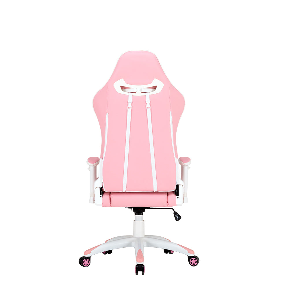 Meetion MT-CHR16 Gaming Chair / Pink + White