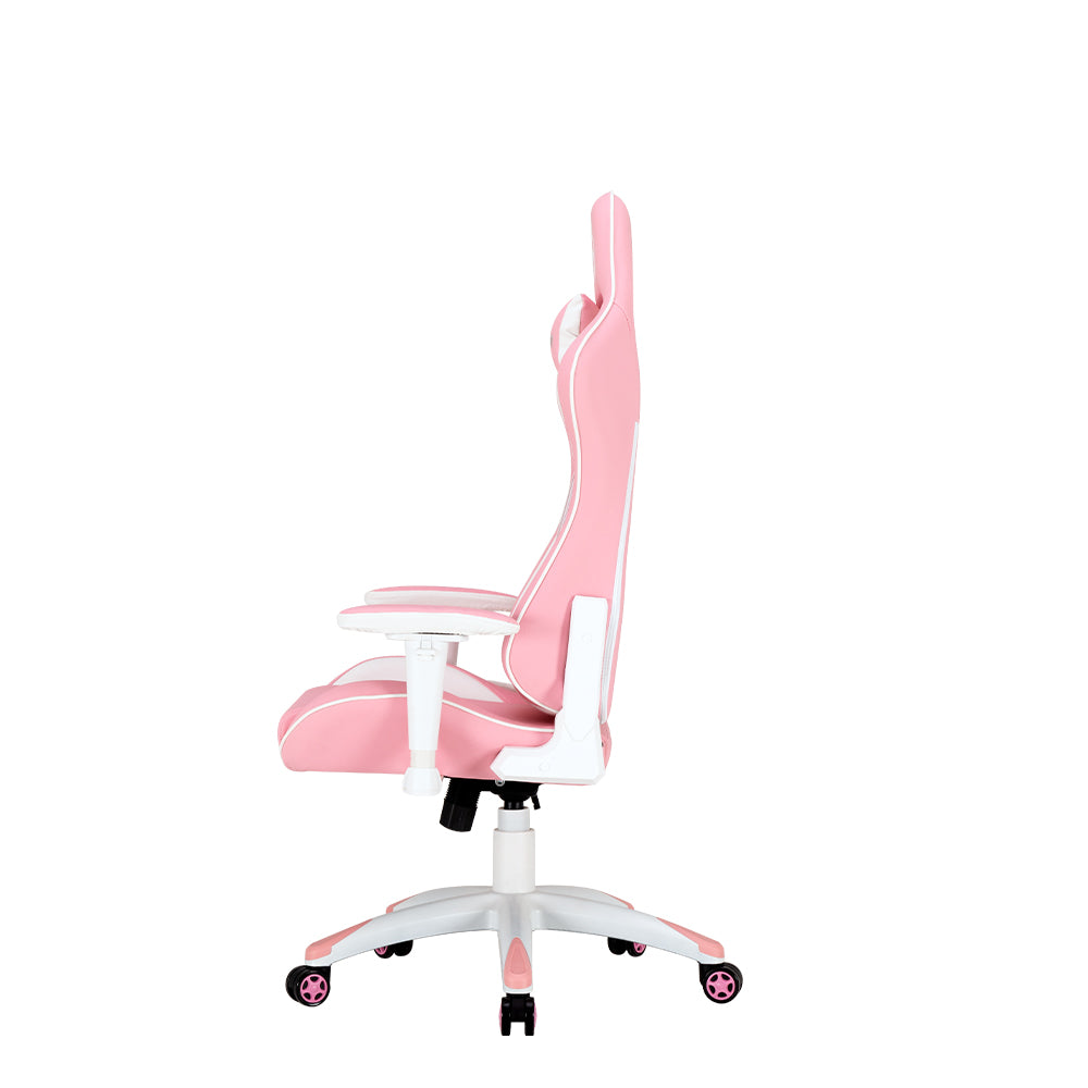 Meetion MT-CHR16 Gaming Chair / Pink + White