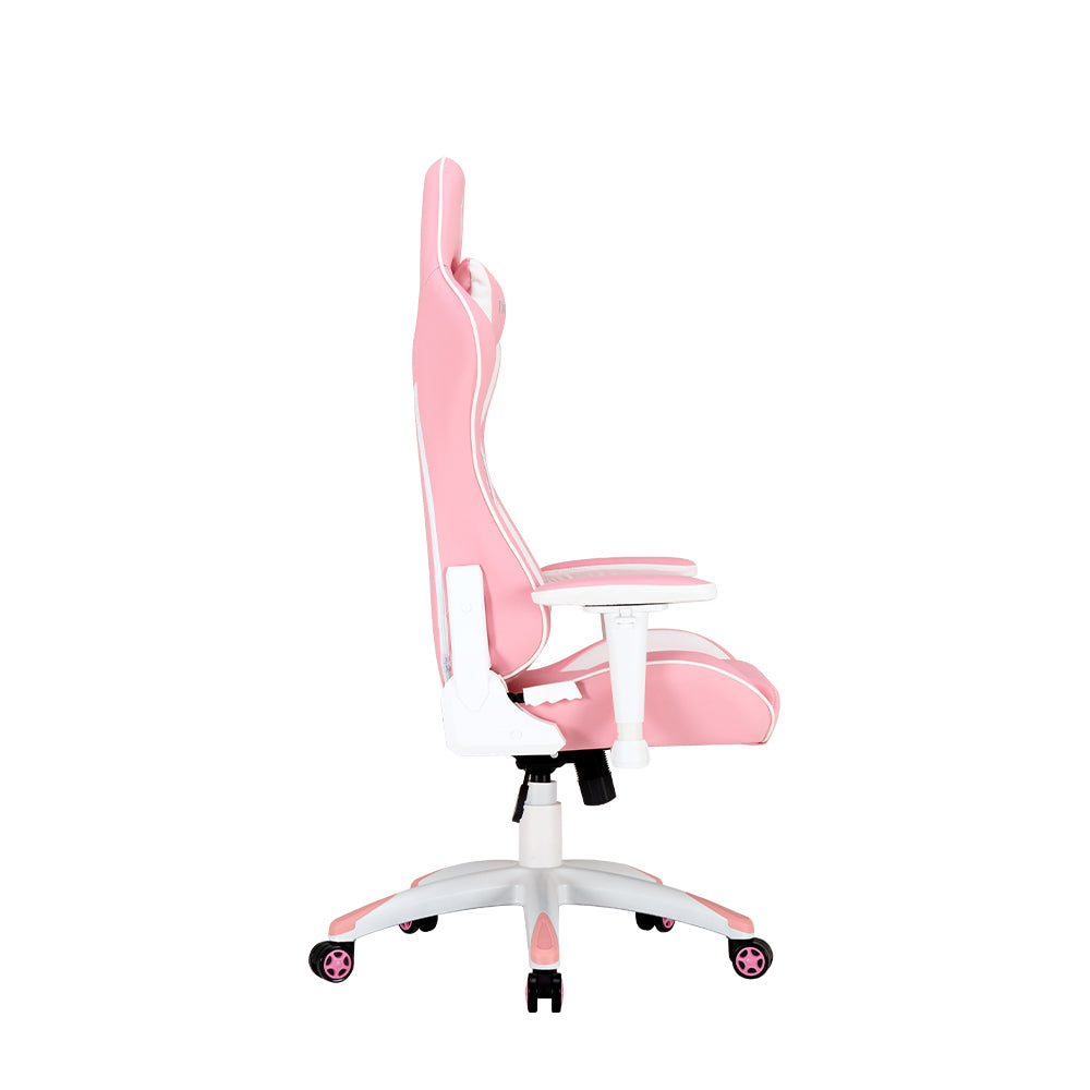 Meetion MT-CHR16 Gaming Chair / Pink + White