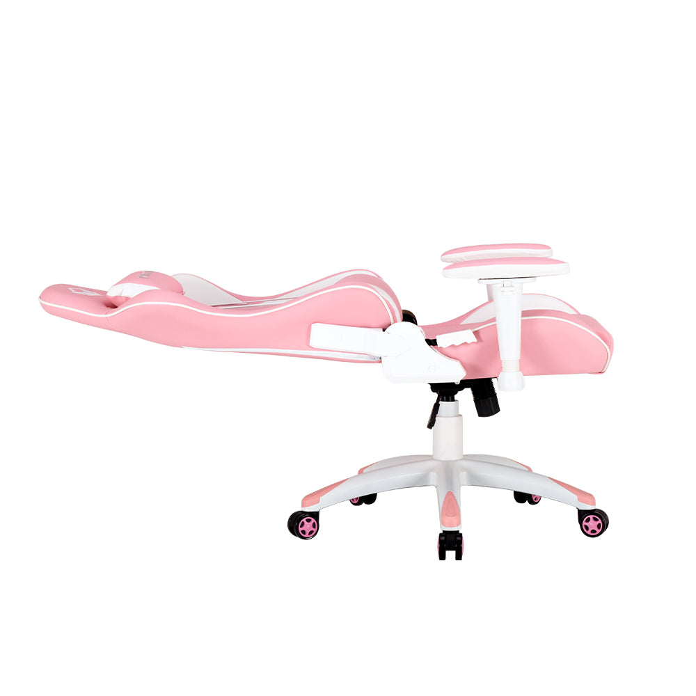Meetion MT-CHR16 Gaming Chair / Pink + White