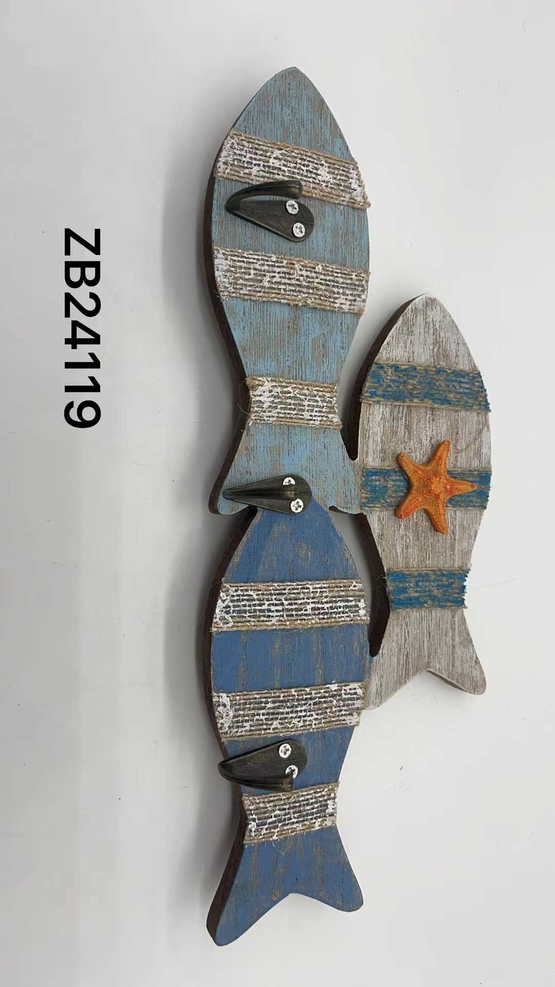 Σετ διακοσμητικά Souvenir - Κρεμάστρα - ZB24119 - 4 τεμάχια - 251971