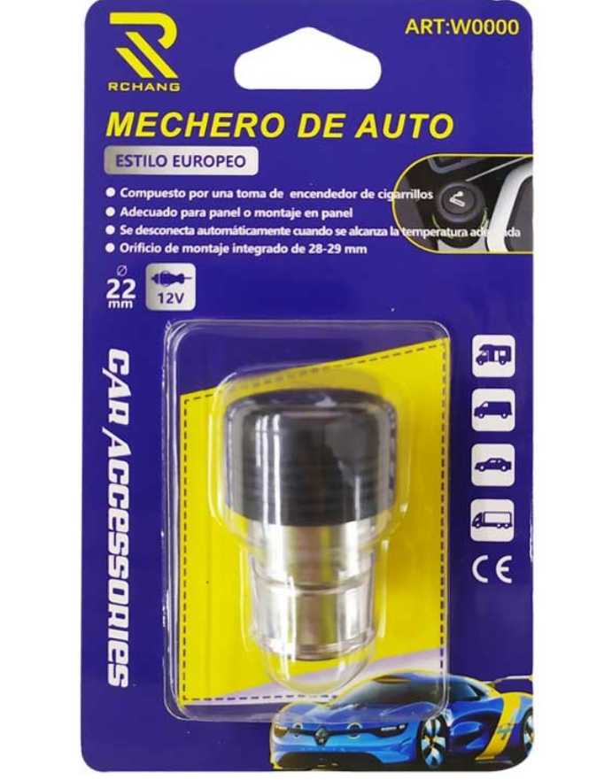 Car lighter - Spare part - HQ-6304 - 22mm - 12V - 118882