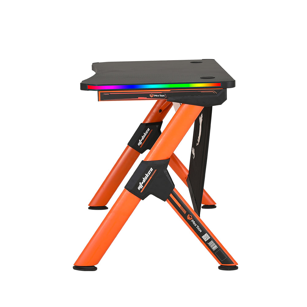 Meetion MT-DSK20 Gaming Desk / Black + Orange