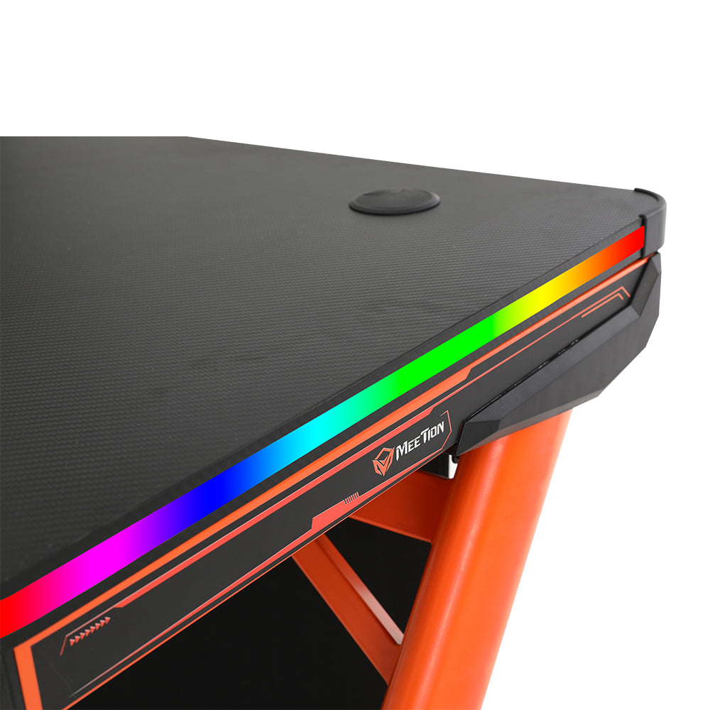 Meetion MT-DSK20 Gaming Desk / Black + Orange