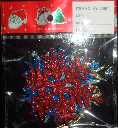 Set of Christmas ornaments - 8cm - 4pcs - 230911