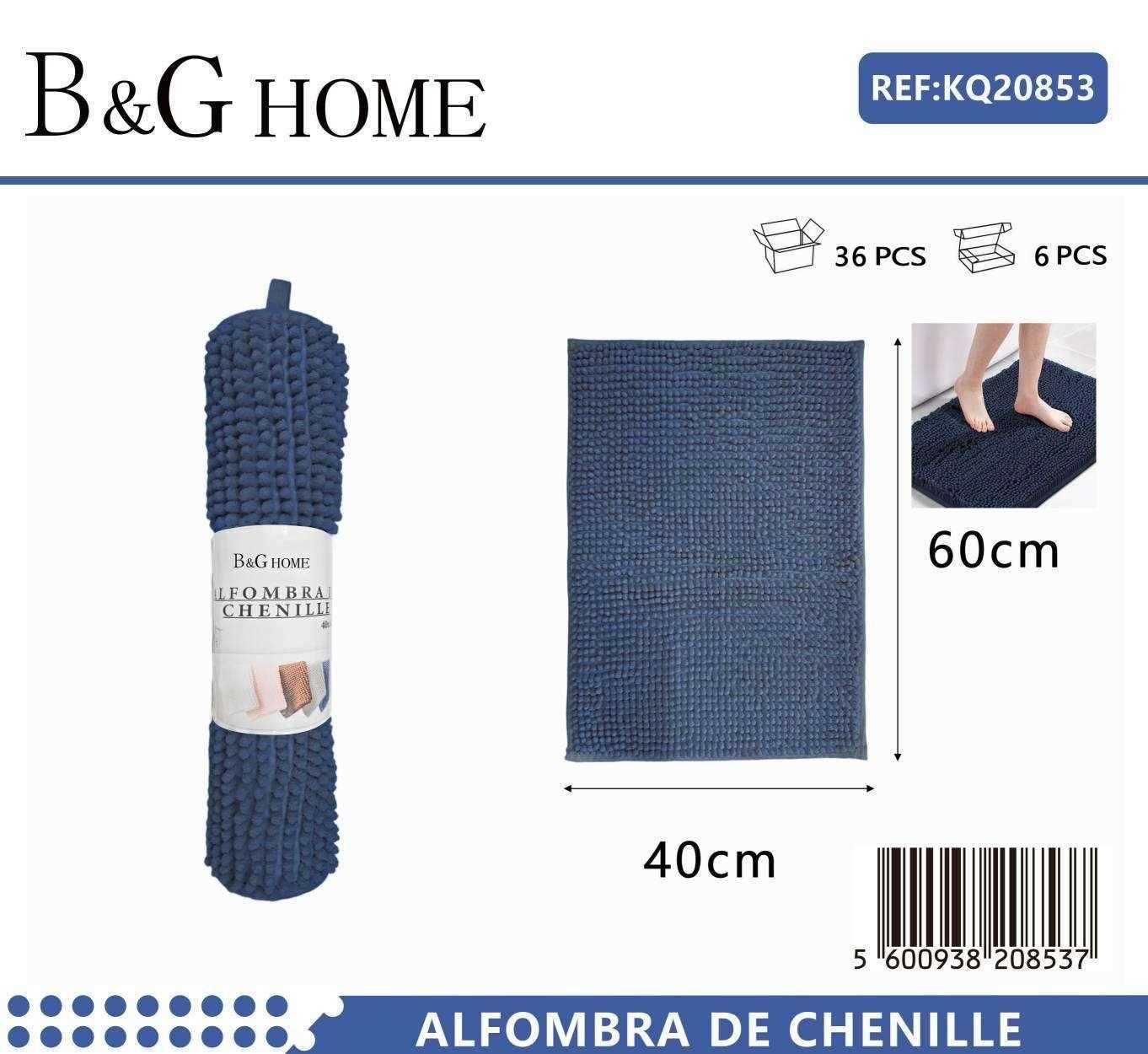 Bath mat - M0840 - 40x60cm - Blue - 20853