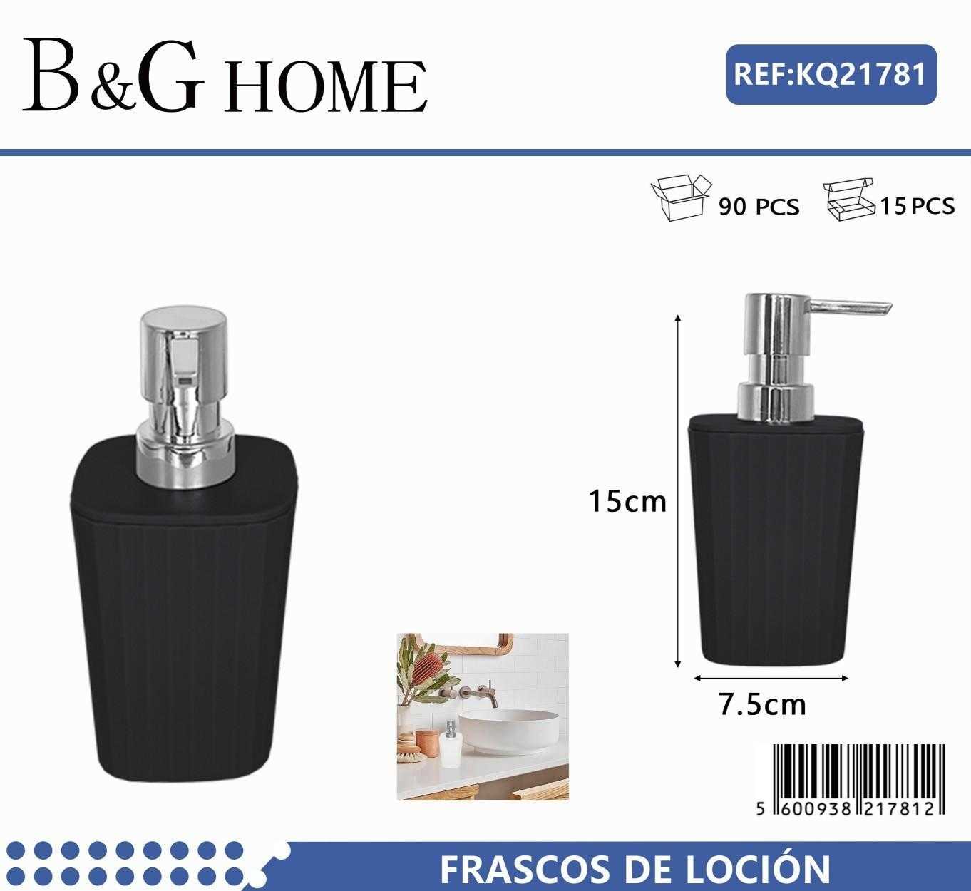 Θήκες κρεμοσάπουνου Dispenser πλαστικές σε σετ 5Χ - Black - 21781