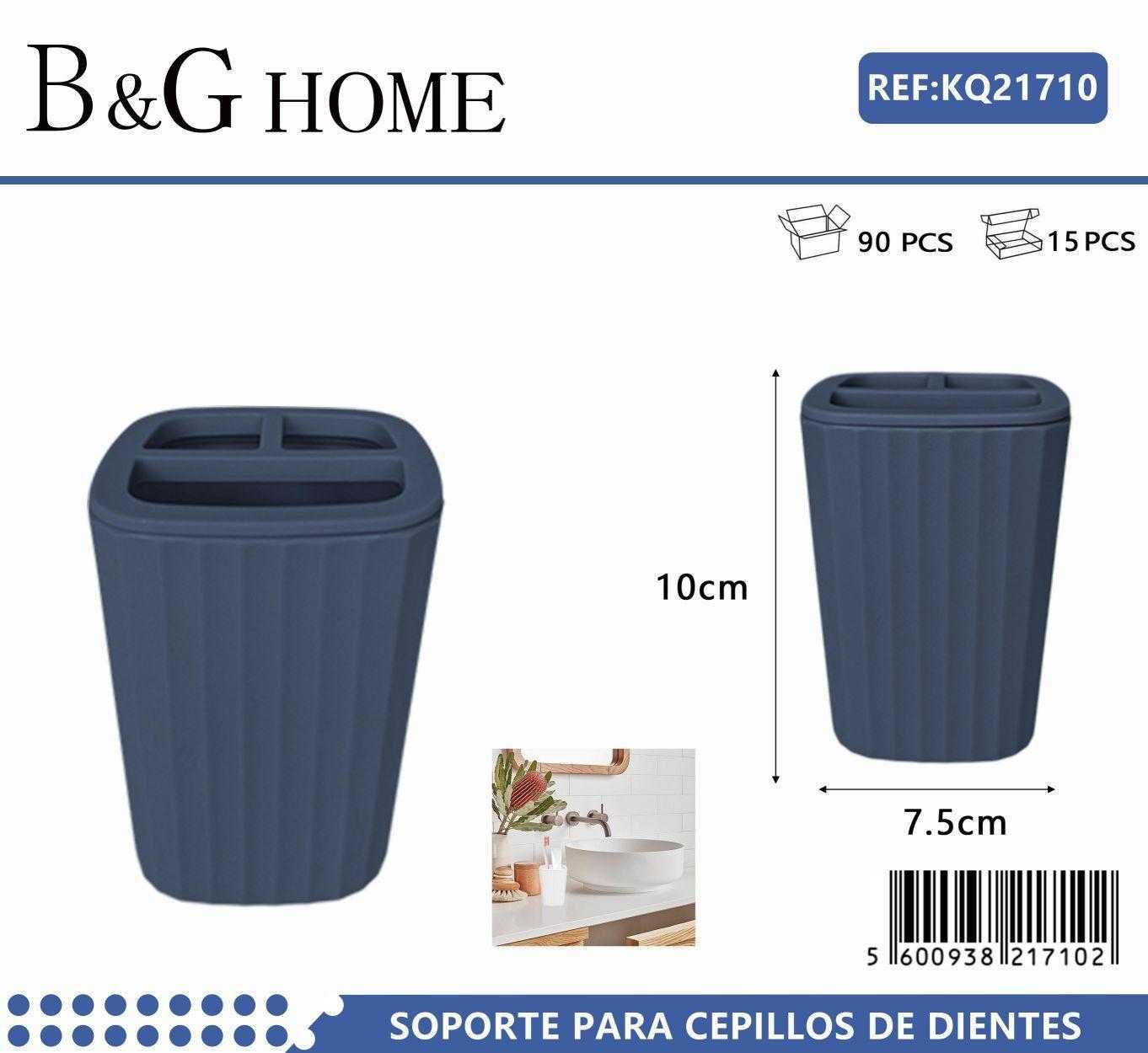 Θήκες οδοντόβουρτσας πλαστικές σε σετ 5Χ - Blue - 21710