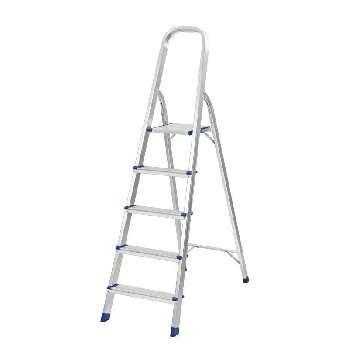 Folding aluminum ladder - 118-5 - 711179