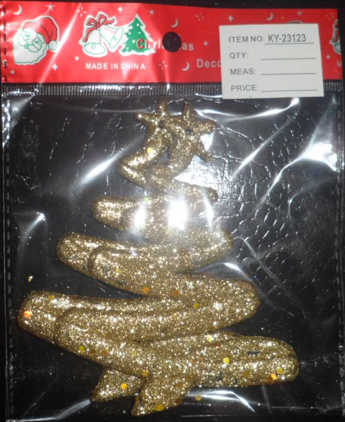 Set of Christmas ornaments - 12cm - 2pcs - 231239