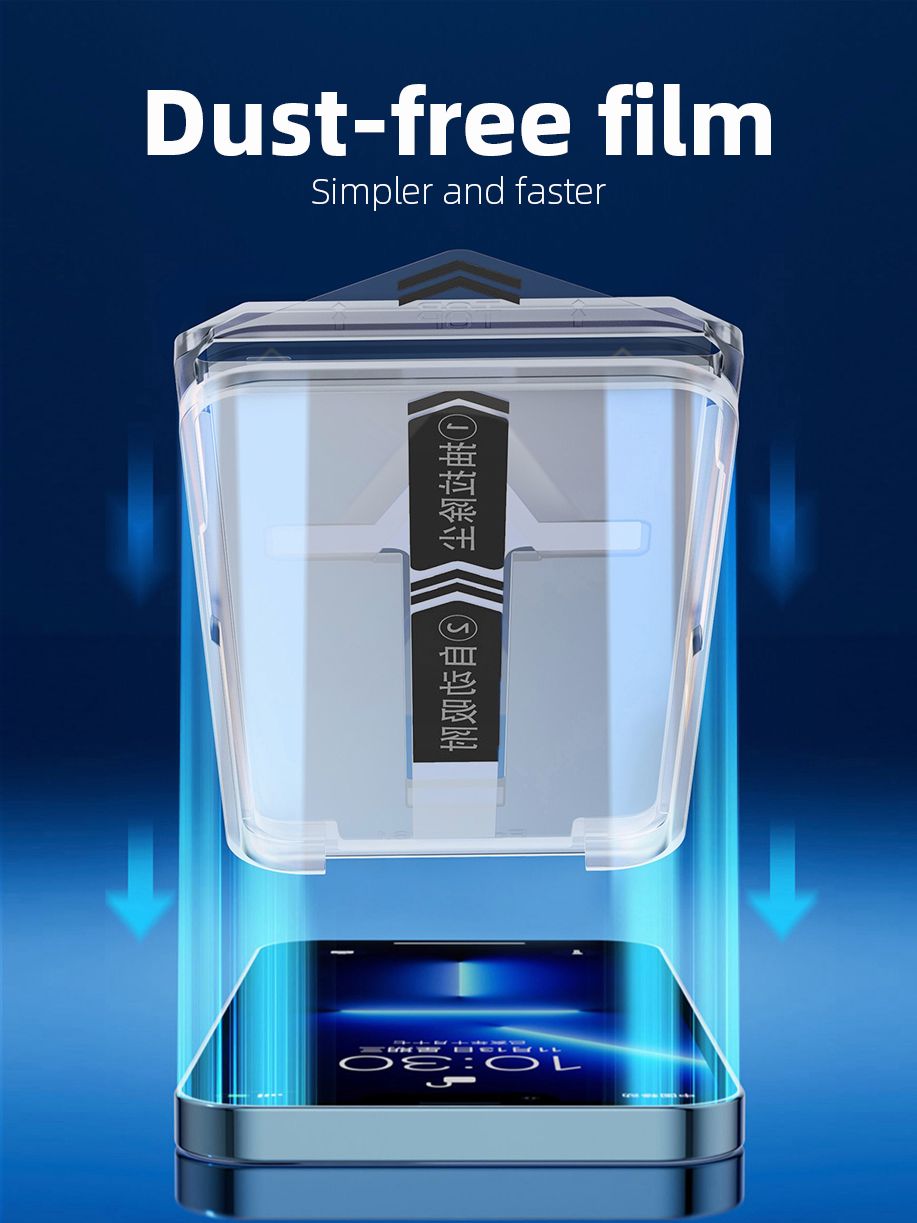 Premium Tempered Glass Auto-Dust Removal Kit για iPhone 11/ 11 Pro/11 Pro Max/ 12/ 12 Pro/ 12 Pro Max/ 13/ 13 Pro/ 13 Pro Max/ 14/ 14 Plus/ 14 Pro/ 14 Pro Max