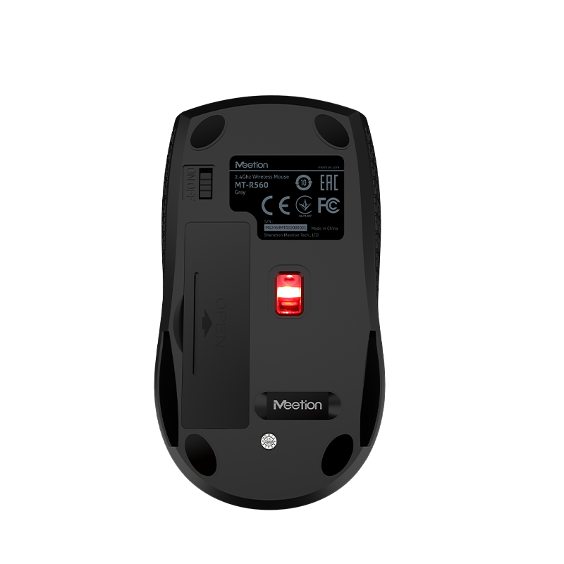 Meetion MT-R560 2.4G Wireless Mouse / Metallic Gray