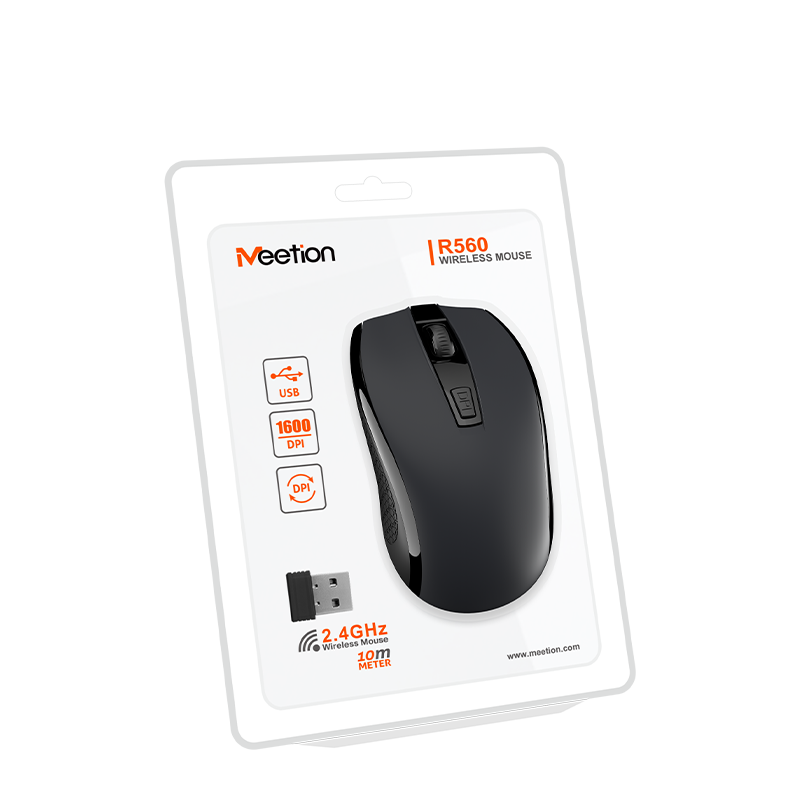 Meetion MT-R560 2.4G Wireless Mouse / Metallic Gray