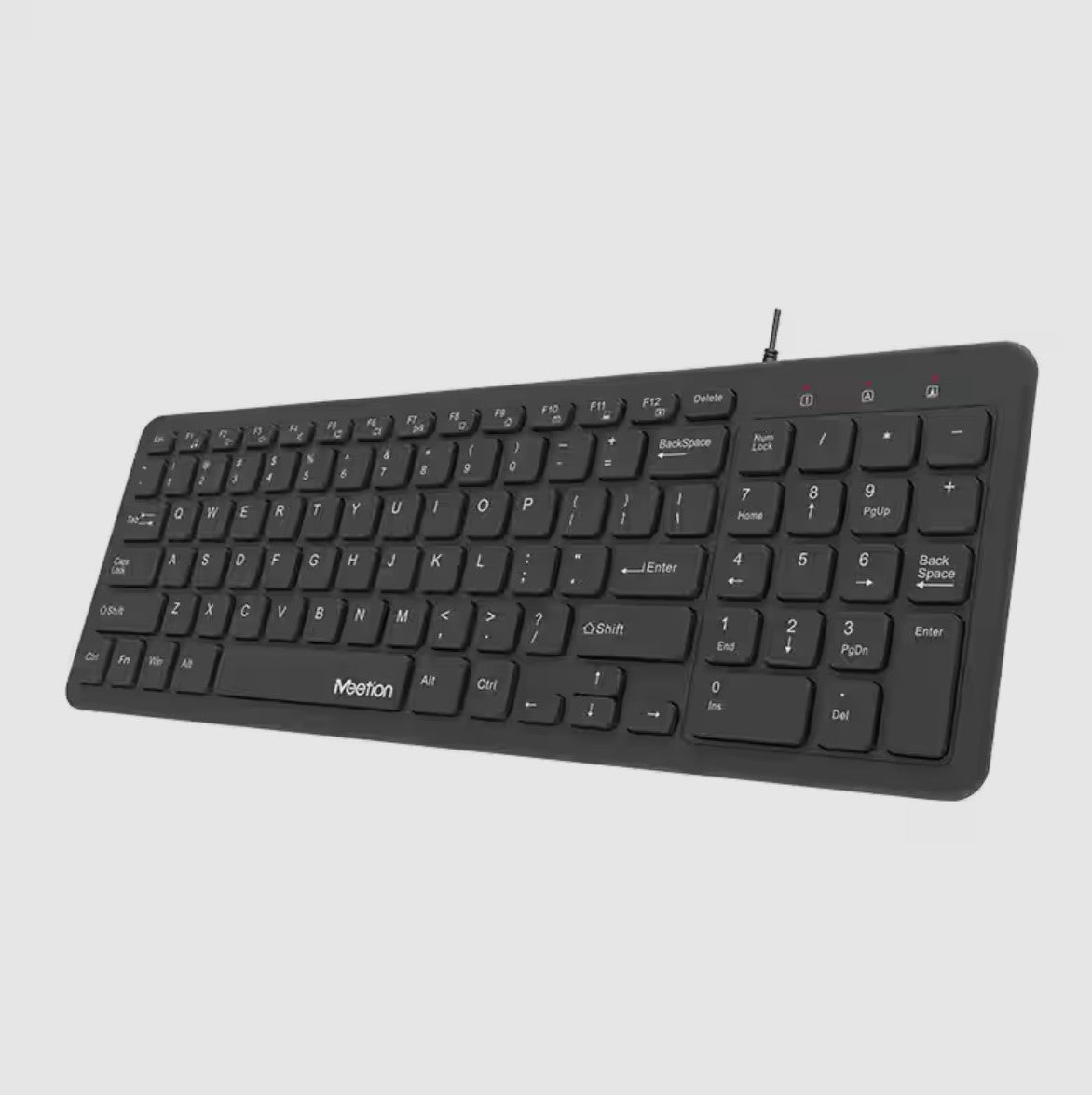 Meetion MT-K410 Ενσύρματο Πληκτρολόγιο UItrathin