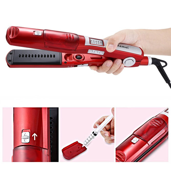 Ισιωτική μαλλιών με τεχνολογία ατμού - KM-3011 - Kemei - iThinksmart.gr