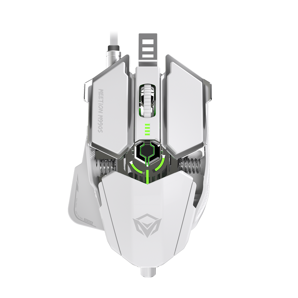 Meetion MT-M990S Mechanical Gaming Mouse / White