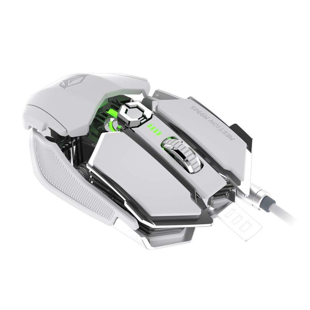 Meetion MT-M990S Μηχανικό Gaming Ποντίκι / Άσπρο