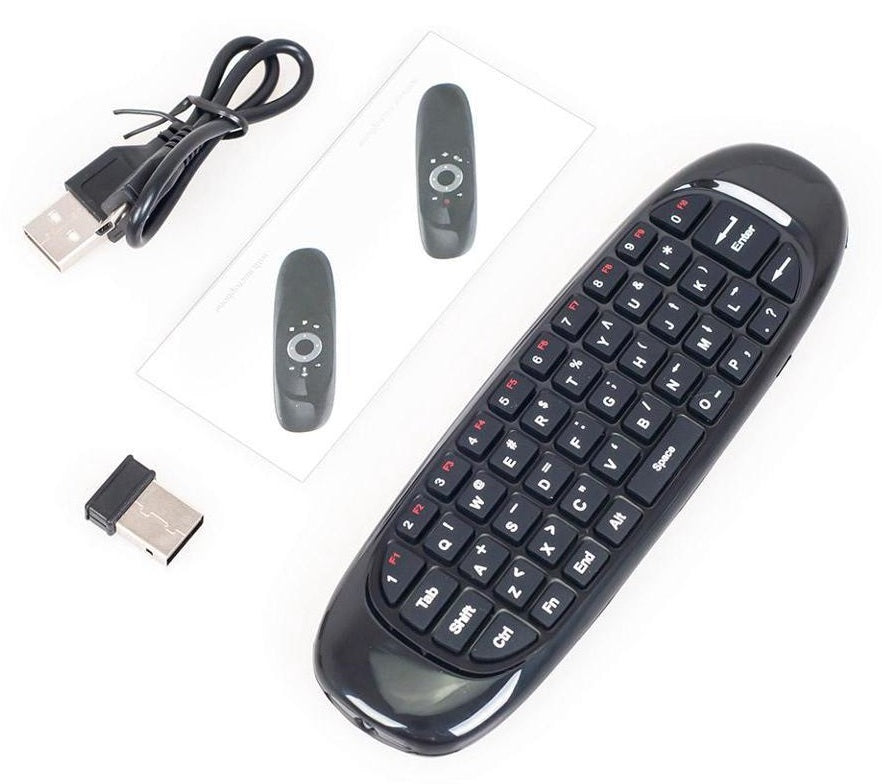 Ασύρματο mini πληκτρολόγιο & Air mouse - C-120 - 881339 - iThinksmart.gr