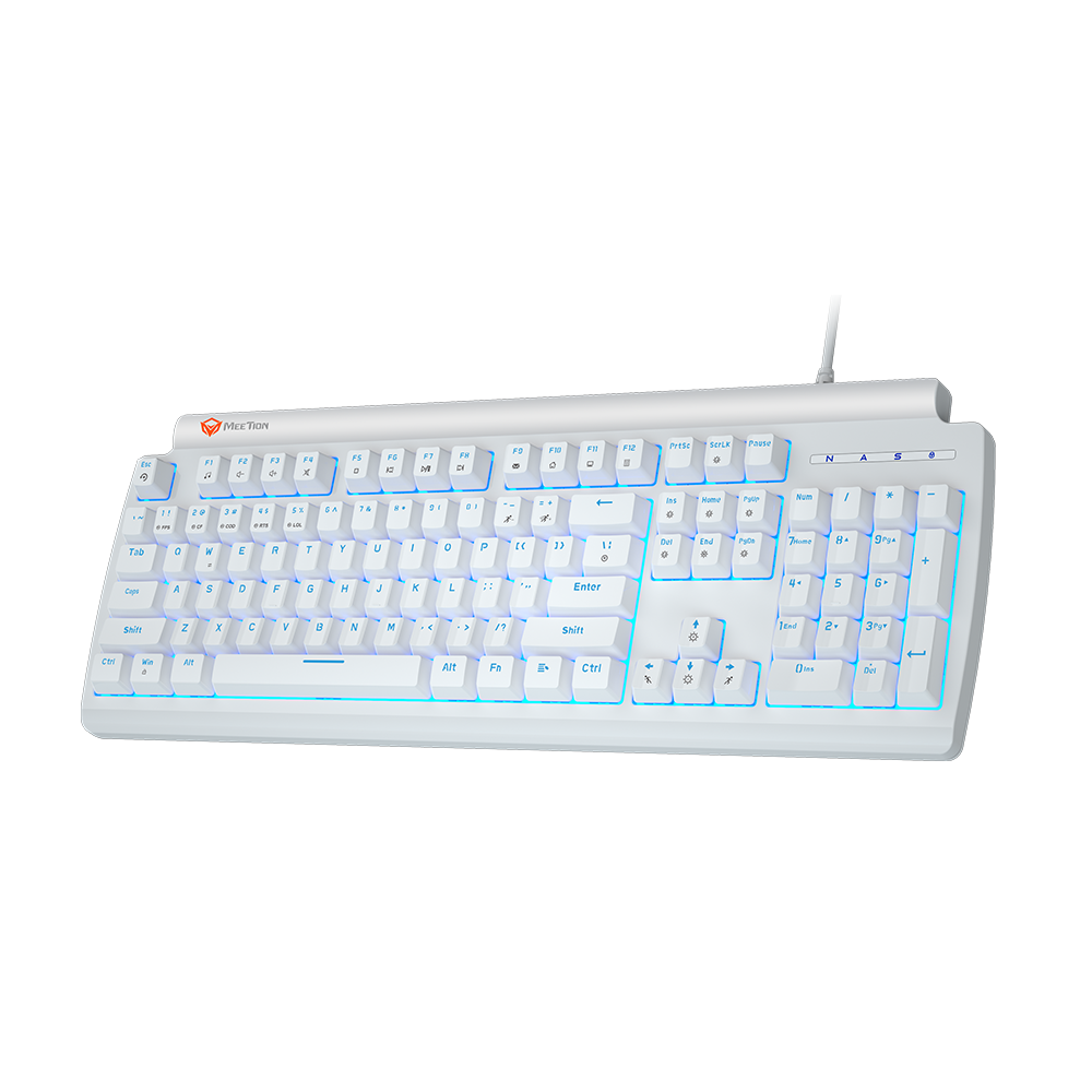 Meetion MT-MK600MX Μηχανικό Gaming Πληκτρολόγιο / Μπλέ Διακόπτες / Άσπρο