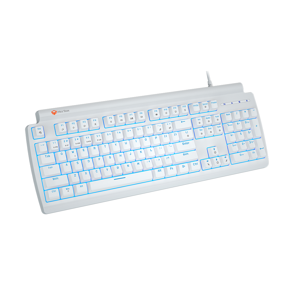 Meetion MT-MK600MX Μηχανικό Gaming Πληκτρολόγιο / Μπλέ Διακόπτες / Άσπρο