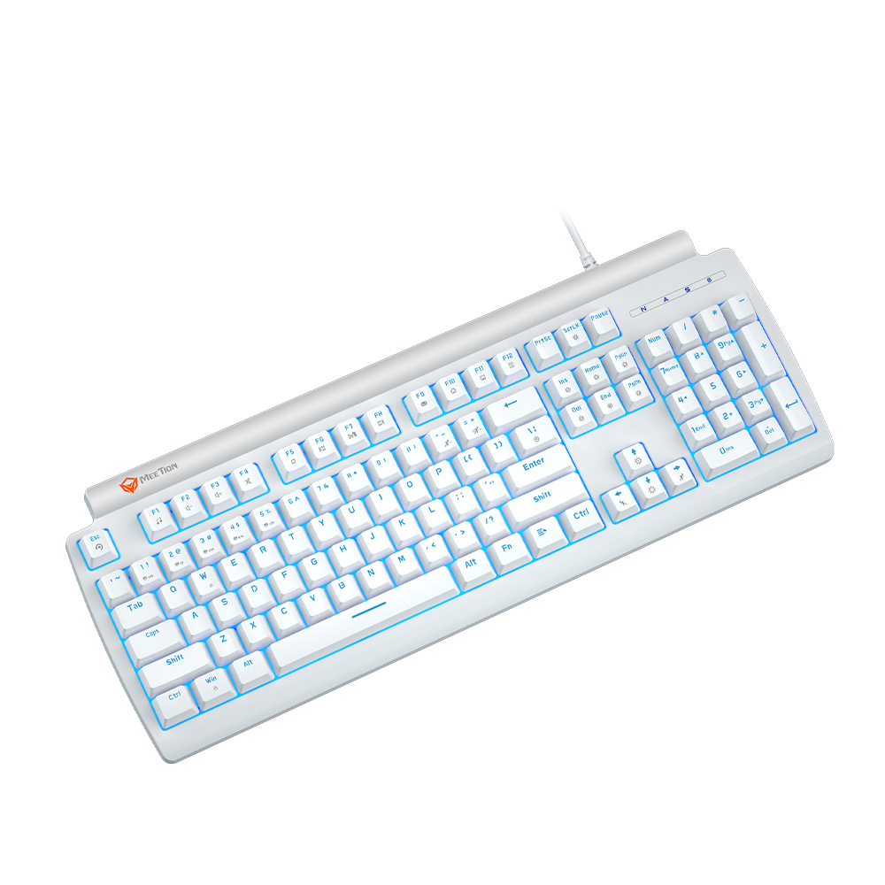 Meetion MT-MK600RD Μηχανικό Gaming Πληκτρολόγιο / Κόκκινοι Διακόπτες / Άσπρο