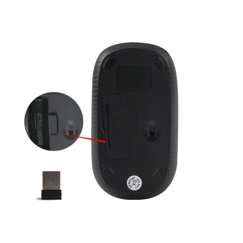 Meetion MT-R547 2.4G Ασύρματο Ποντίκι / Μαύρο